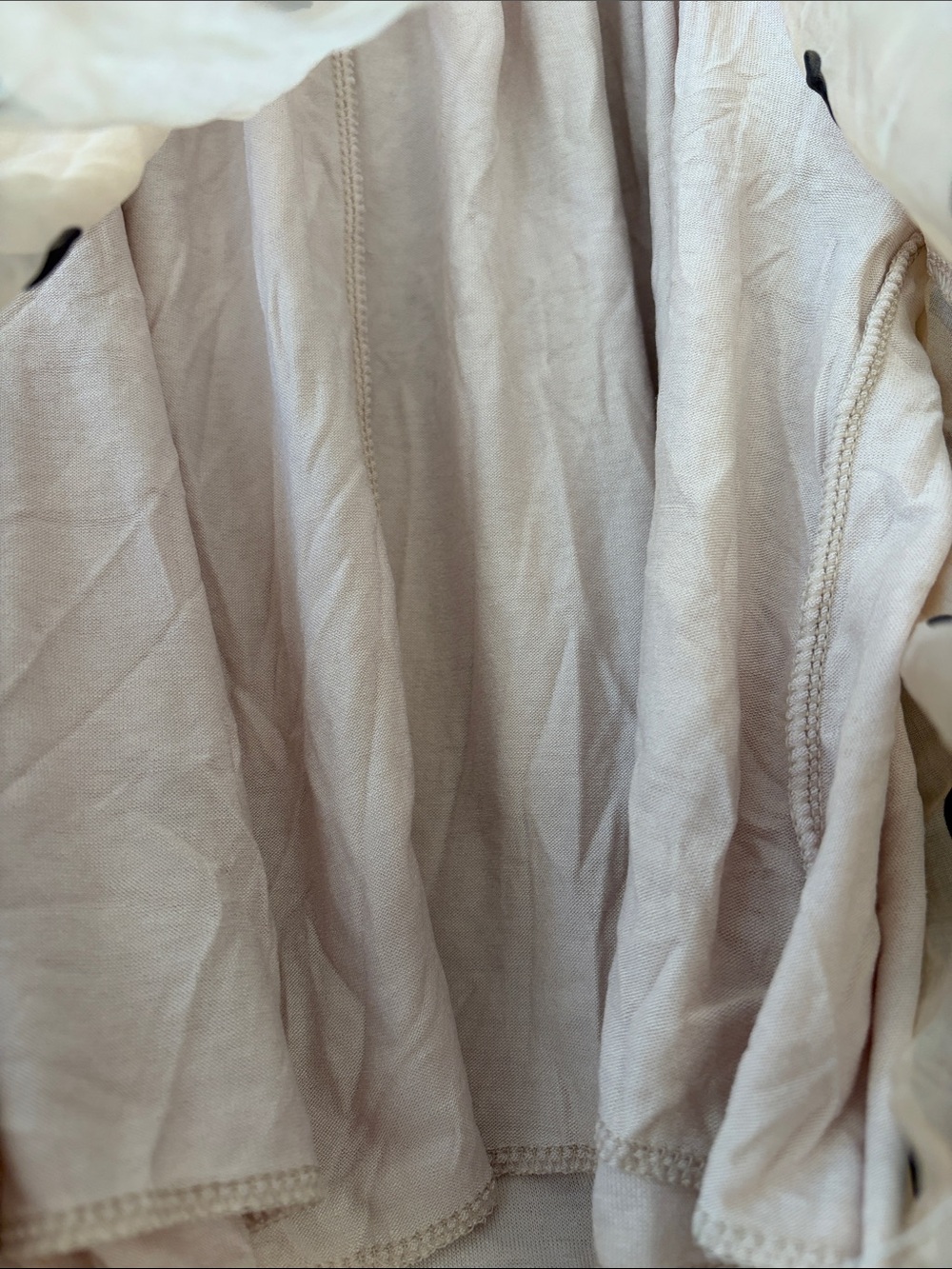 Le Ragazze Silk Blend Polka Dot Off-Shoulder Blouse - Medium | Made in Italy - Picture 9 of 15